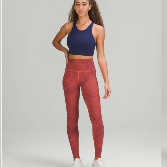 NWT lululemon Wunder Train High-Rise Tight 25” Cracle Glaze Sz0 - Picture 15 of 15